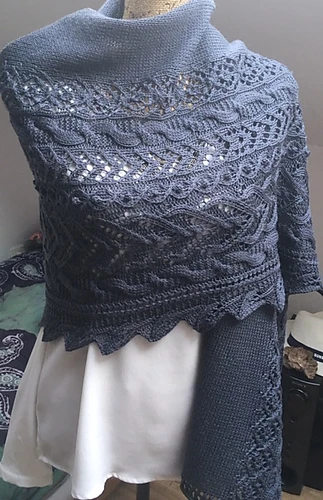 Patron tricot – Étole Maéva