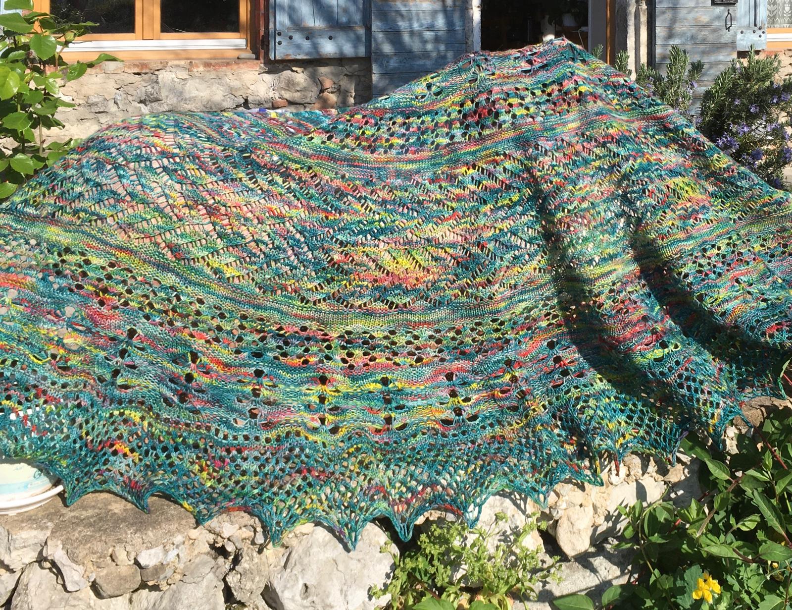 Patron tricot – Châle Elpis