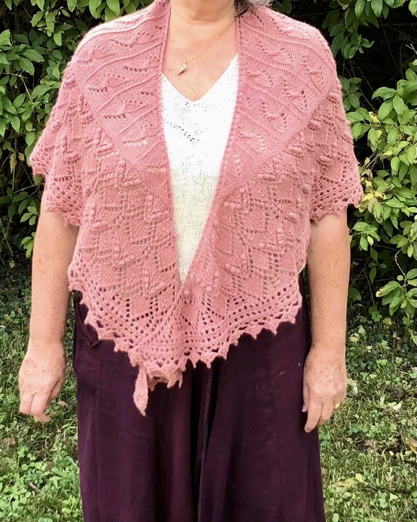 Patron tricot – Châle Lilou