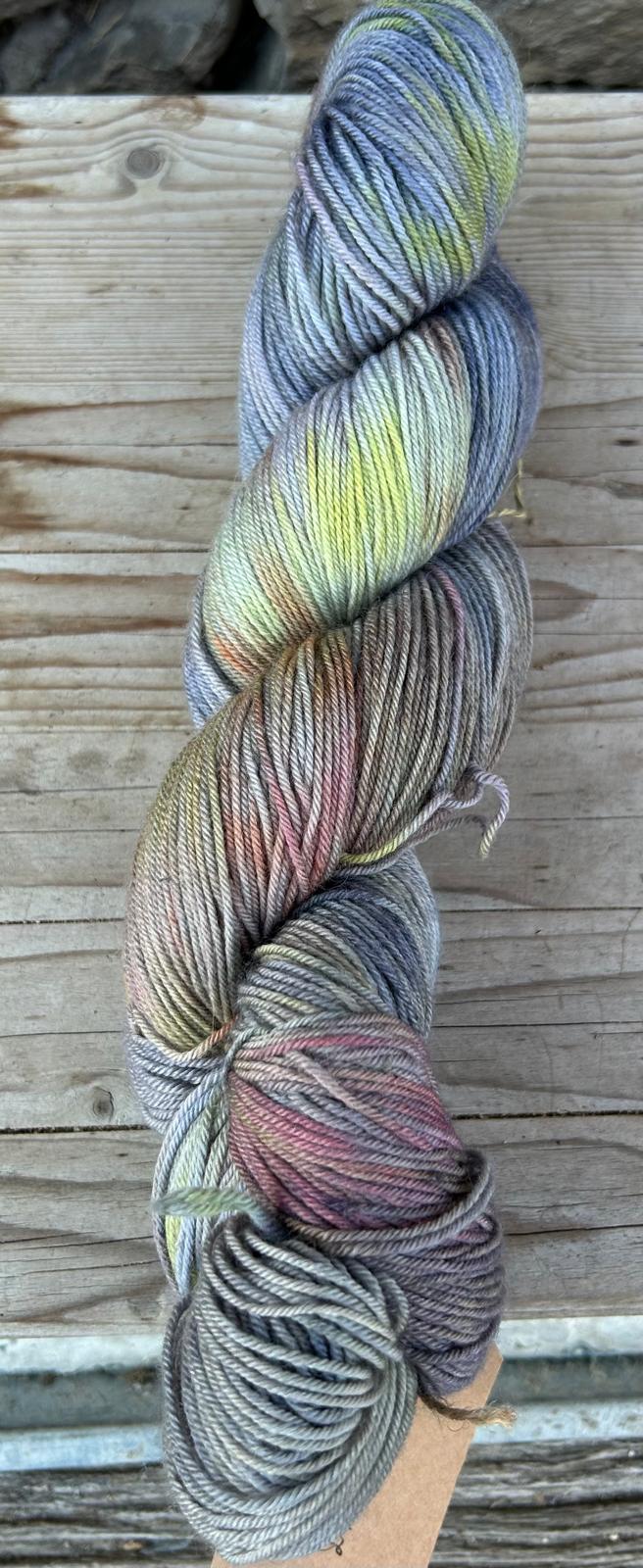 Mérinos non superwash 20.5 microns - gris avec speckles
