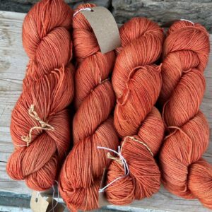 Mérinos non superwash 20.5 microns - rouille