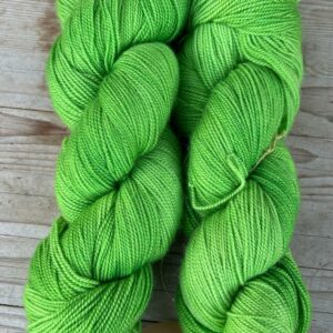Mérinos non superwash torsadé 20.5 microns - vert anis